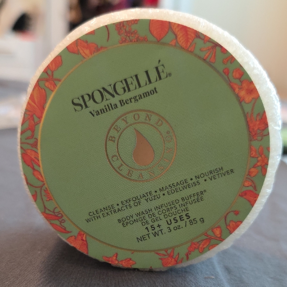 Spongelle Vanilla Bergamot Body Wash Infused Buffer Discontinued HTF scent